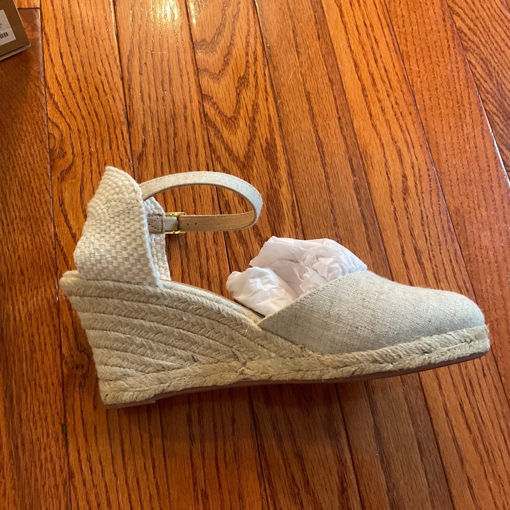 NWT JCrew Factory wedge espadrilles size 8 brand new